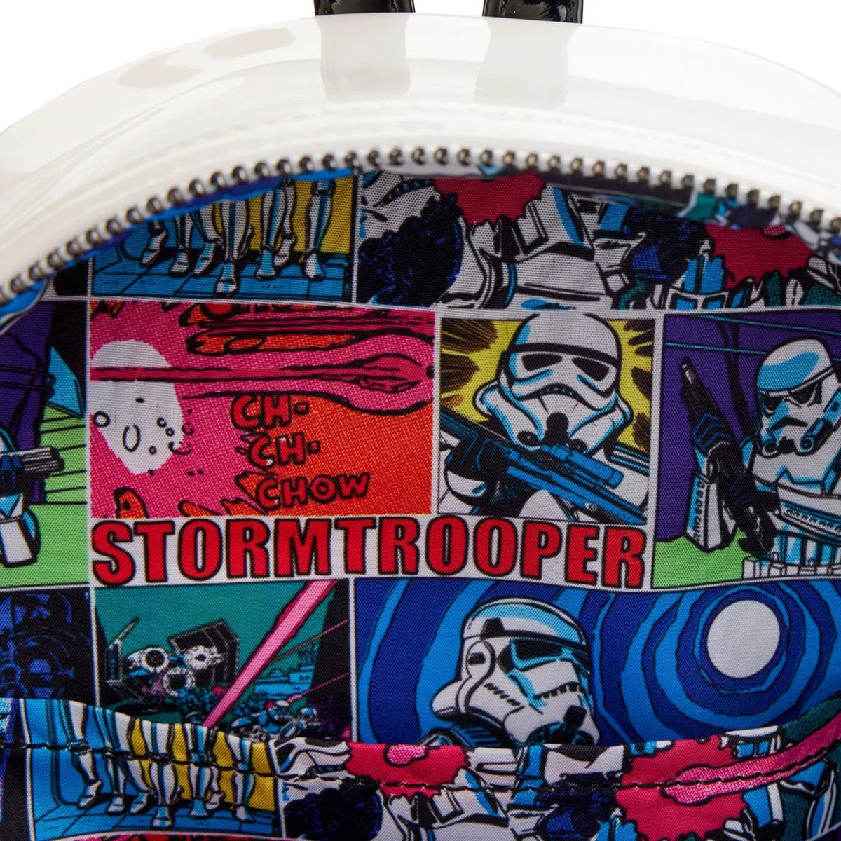 Loungefly Disney Star Wars Stormtrooper Lenticular Mini-Backpack Hard Tag