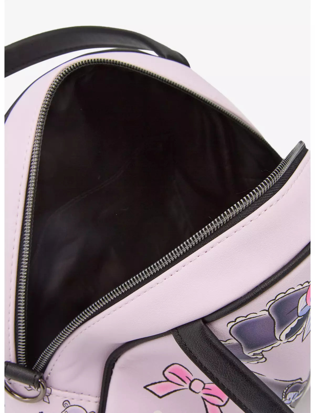 Loungefly Sanrio Kuromi & Baku Ribbon Dome Crossbody Bag Soft Tag