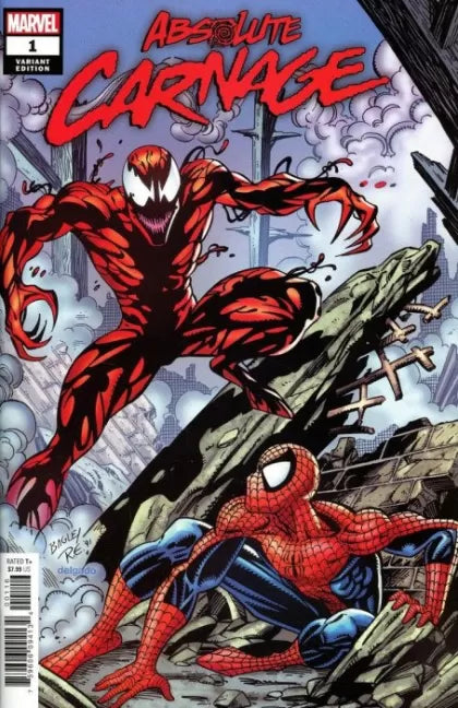 Absolute Carnage #1J 2019 CGC 9.8 Signature Series Stegman Incentive 1:100 Mark Bagley Hidden Gem Variant Cover Marvel Comics