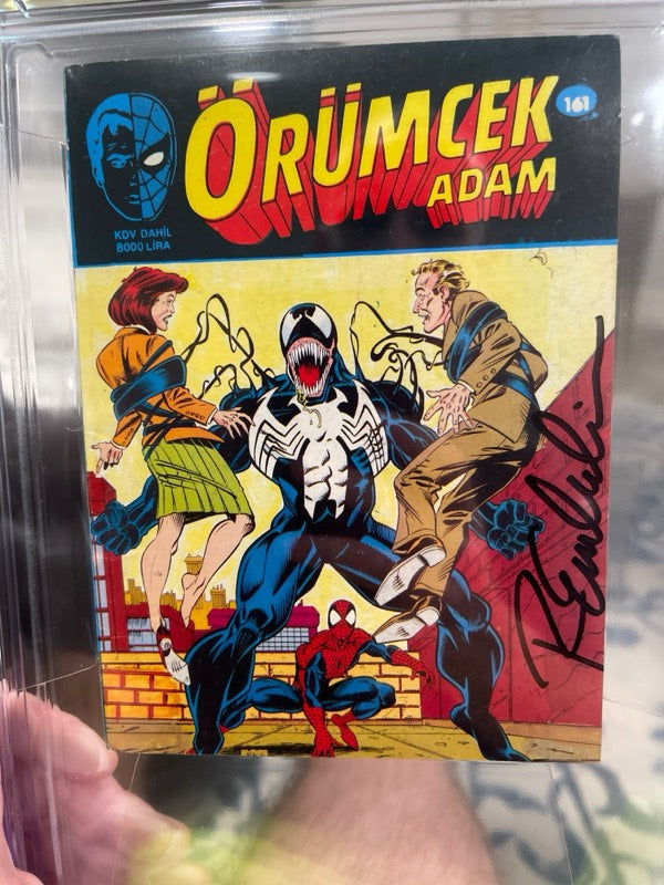 Amazing Spider-Man Vol. 1 #374C 1992 CGC 7.0 Signature Series Emberlin Turkish Foreign Edition Marvel Comics