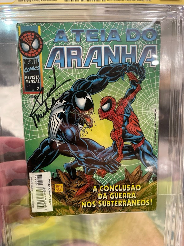 Amazing Spider-Man Vol. 1 #375A 1993 CGC 7.5 Signature Series Michelinie Portuguese Foreign Edition Marvel Comics