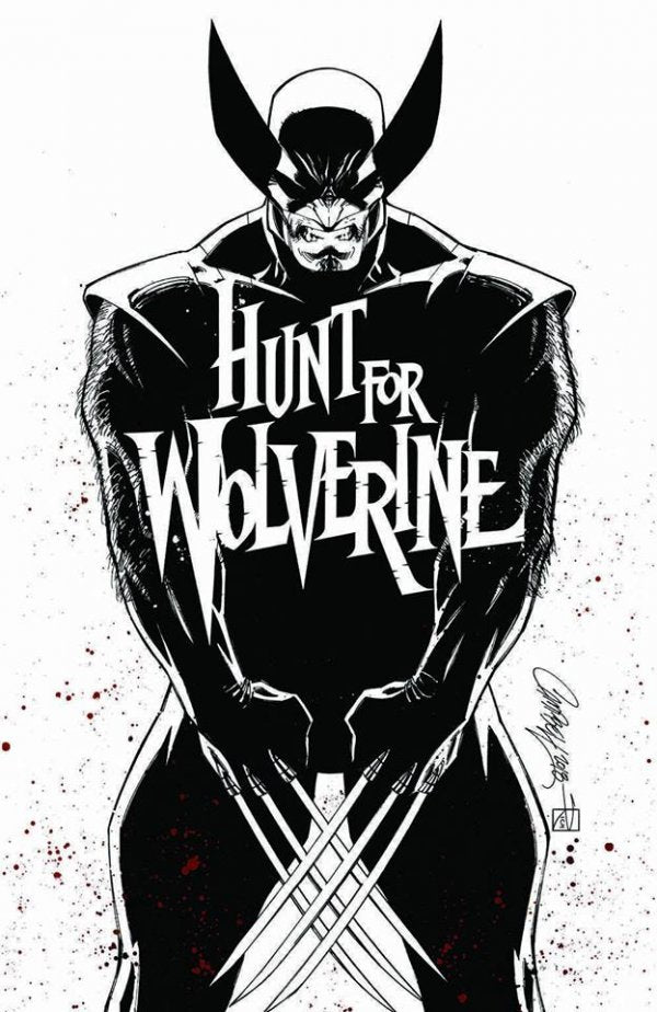 The Hunt for Wolverine #1P 2018 CGC 9.8 Signature Series Cambell Exclusive B&W Variant Marvel Comics