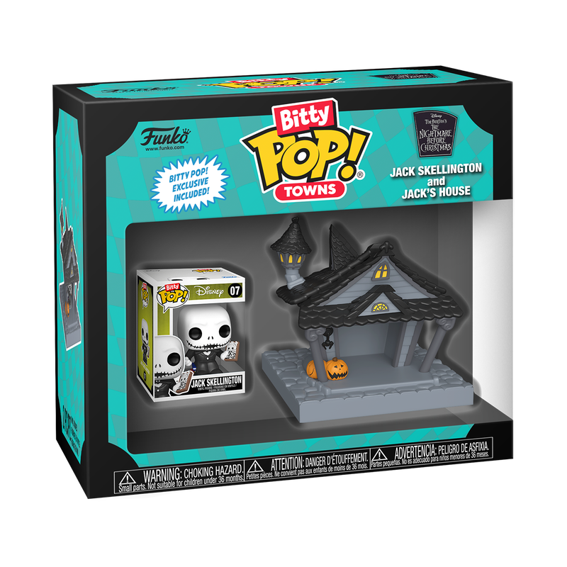 Funko Bitty POP! Towns: The Nightmare Before Christmas - Jack Skellington and Jack's House