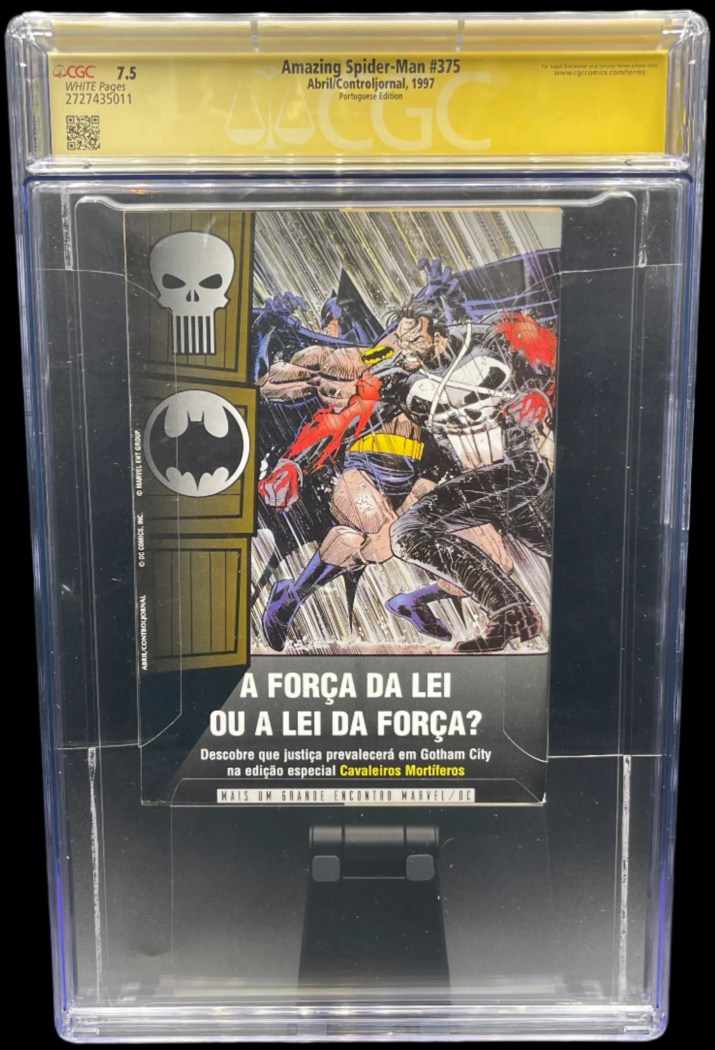 Amazing Spider-Man Vol. 1 #375A 1993 CGC 7.5 Signature Series Michelinie Portuguese Foreign Edition Marvel Comics