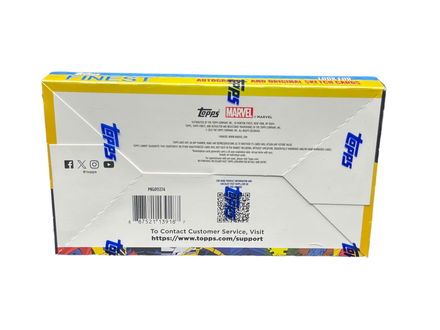2025 TOPPS Finest Marvel X-Men 97' Hobby Box Sealed