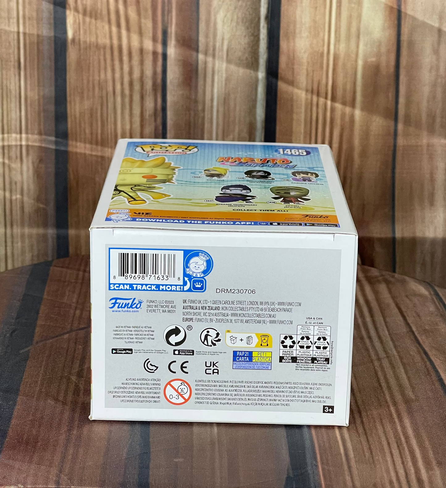 Funko POP Animation: Naruto: Shippuden Naruto Uzumaki Kurama Link Mode Funko Pop! Vinyl Figure #1465 - AAA Anime Exclusive
