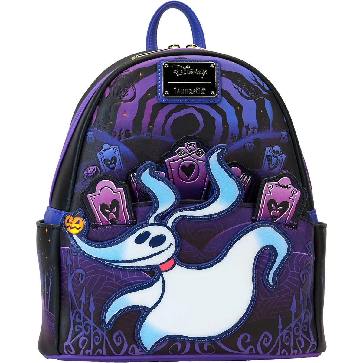 Nightmare Before Christmas Zero and Jack Light-Up Mini Backpack New with Tags