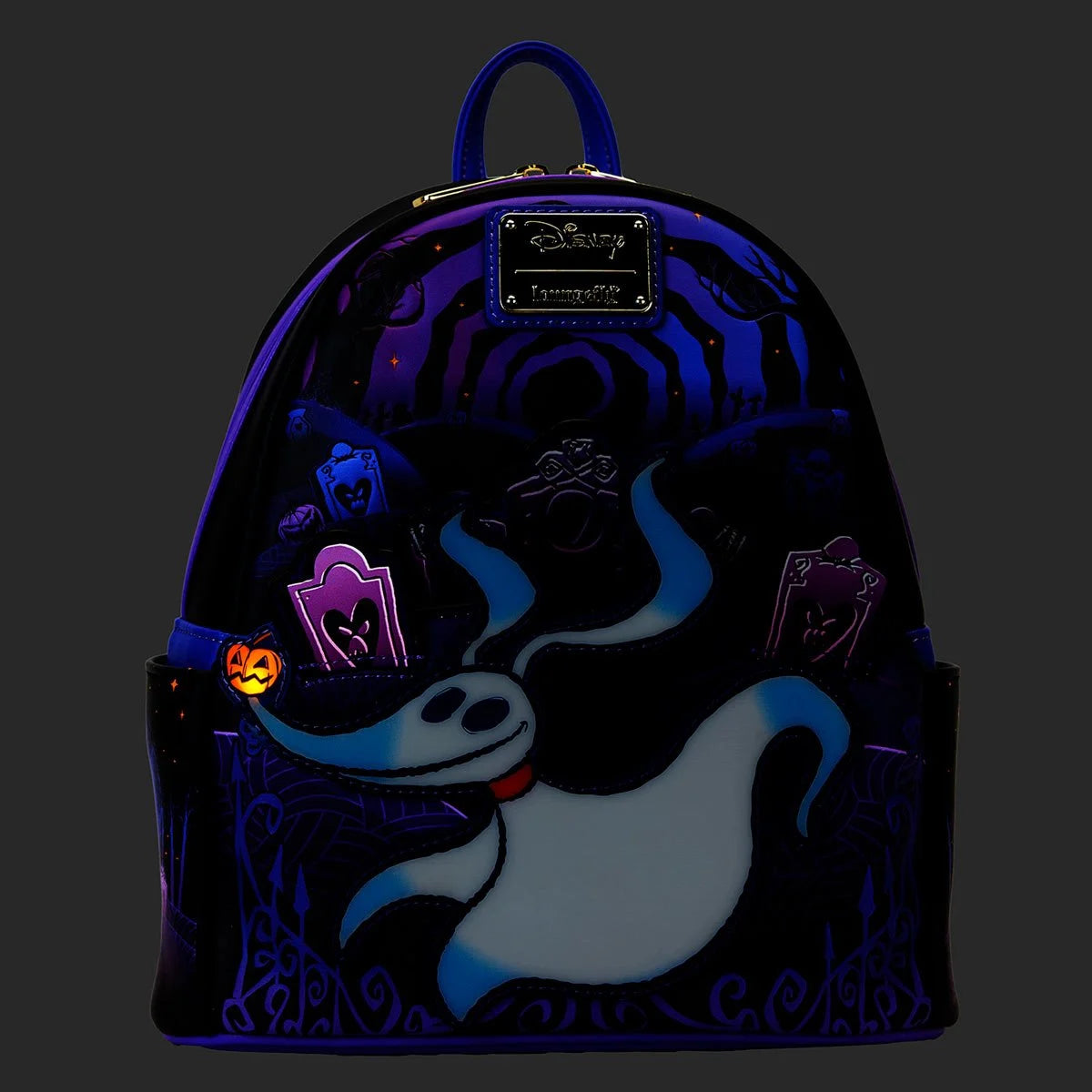 Nightmare Before Christmas Zero and Jack Light-Up Mini Backpack New with Tags