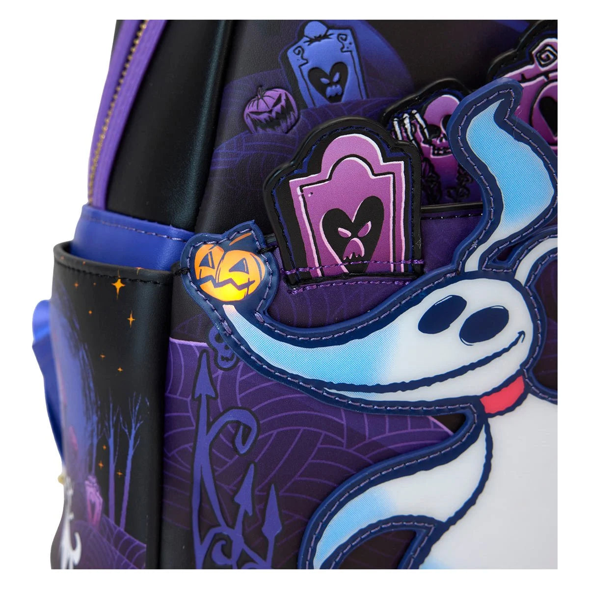 Nightmare Before Christmas Zero and Jack Light-Up Mini Backpack New with Tags
