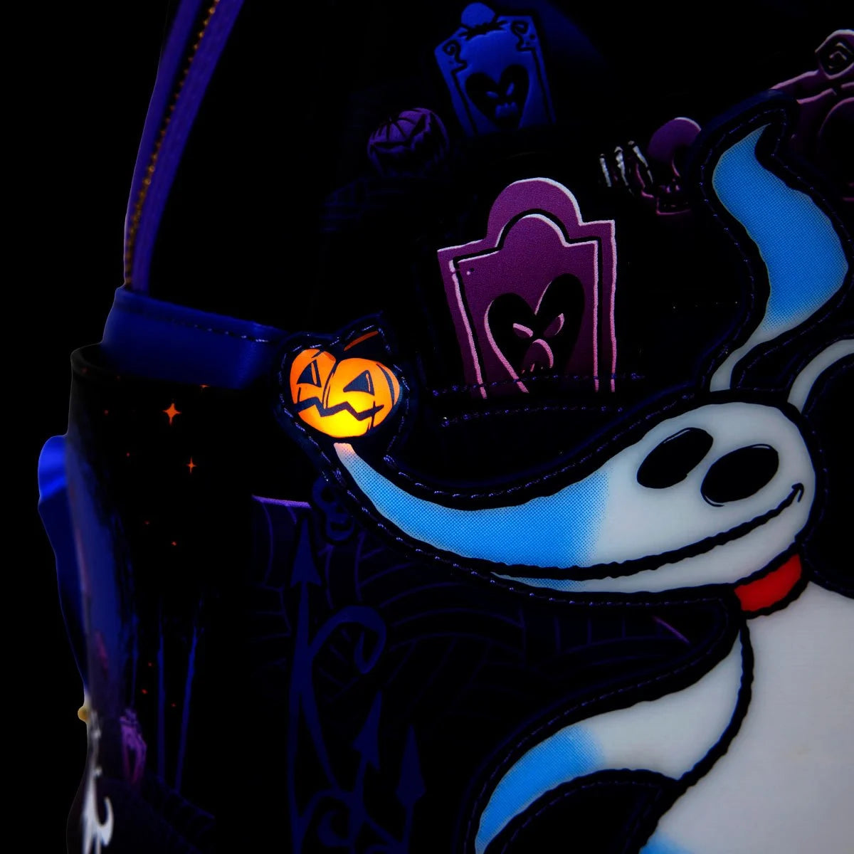 Nightmare Before Christmas Zero and Jack Light-Up Mini Backpack New with Tags