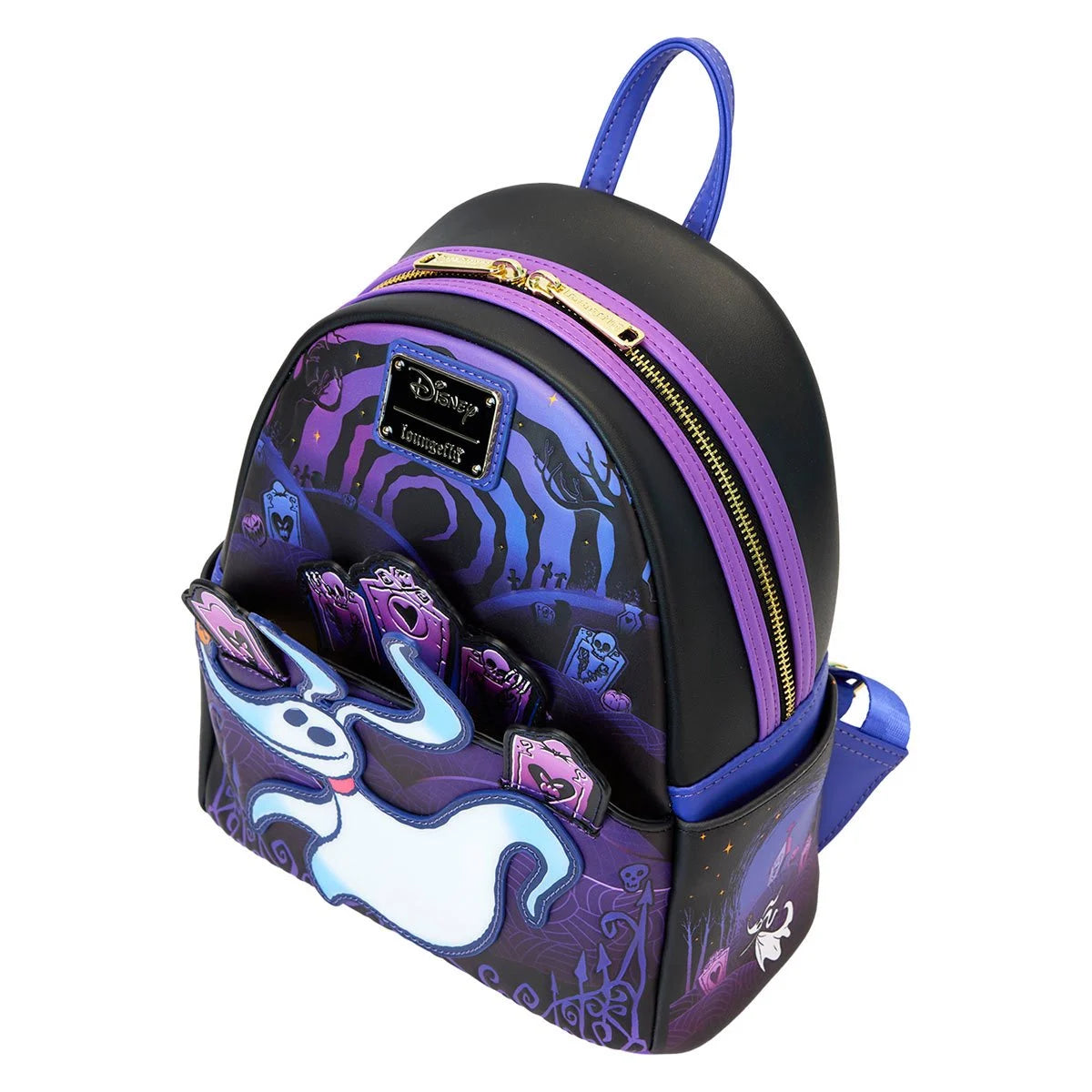 Nightmare Before Christmas Zero and Jack Light-Up Mini Backpack New with Tags