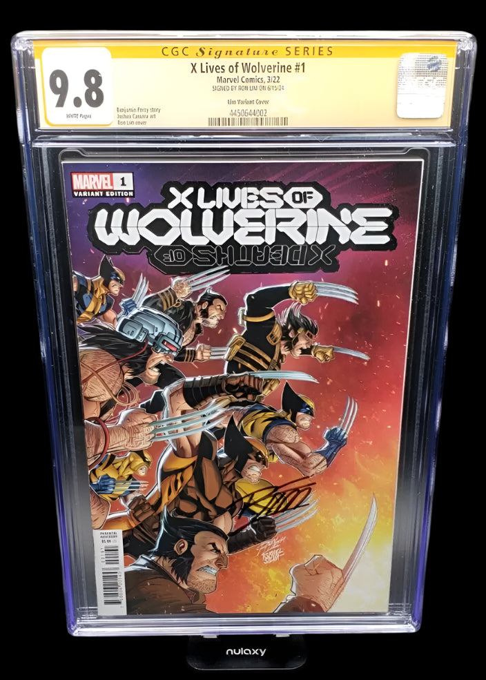 X Lives of Wolverine #1D 2022 CGC 9.8 Signature Series Lim Variant Marvel Comics