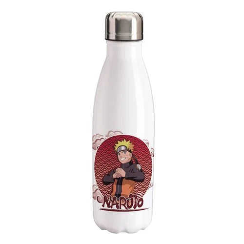 Naruto: Shippuden Naruto & Sasuke 16.9 oz Stainless Steel Water Bottle New