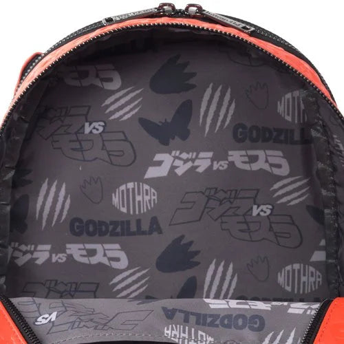 Loungefly Godzilla vs. Mothra Midsize Backpack - Entertainment Earth Exclusive Hard Tag