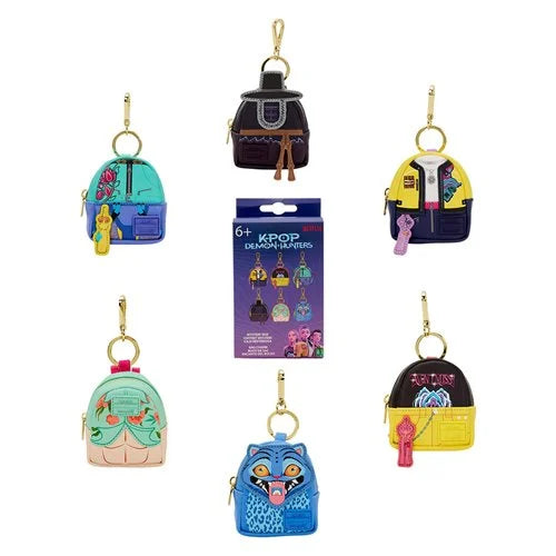 Loungefly KPop Demon Hunters Mystery Box Mini-Backpacks Bag Charm Each