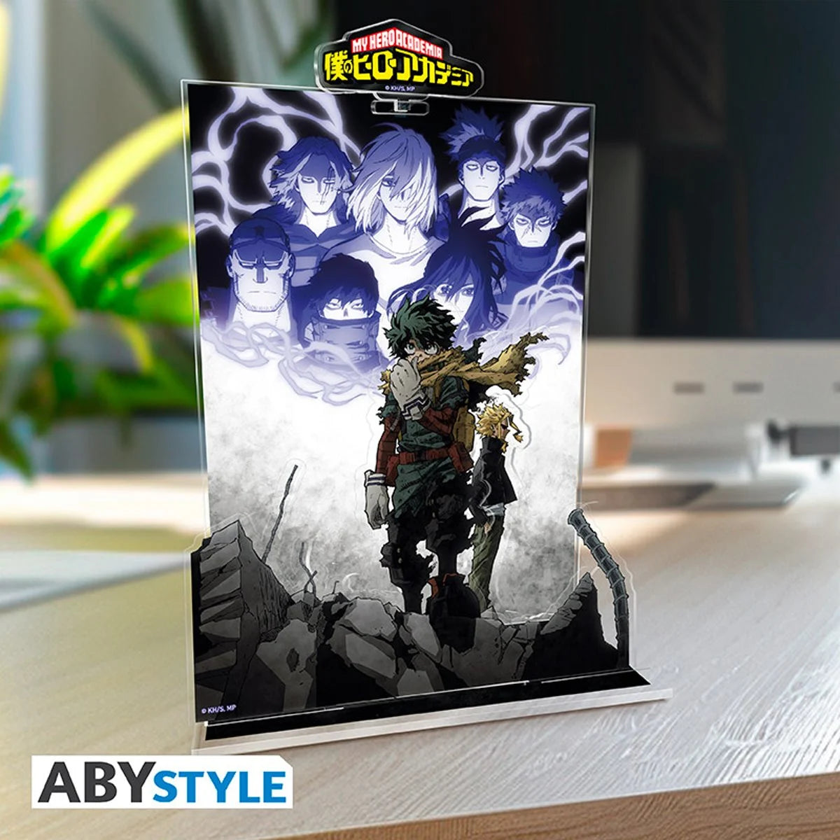 My Hero Academia Deku & All Might Acryl Diorama by Abysse America