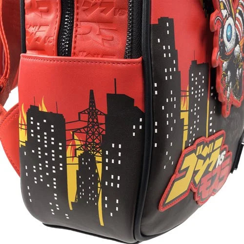 Loungefly Godzilla vs. Mothra Midsize Backpack - Entertainment Earth Exclusive Hard Tag