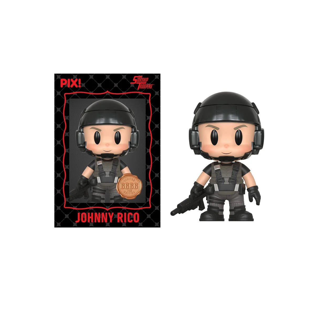 ThrillJoy Starship Troopers Johnny Rico (Armored) Pix! Vinyl Figure LE6666 Sealed Random Chase