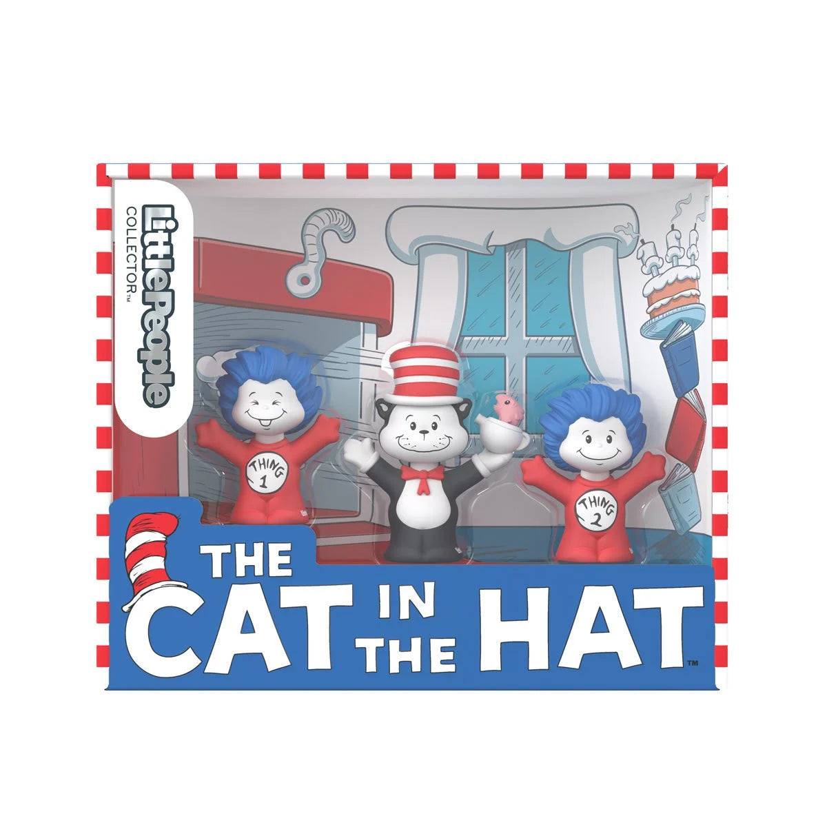 Fisher-Price Dr. Seuss - The Cat in the Hat Little People Collector Figure Set