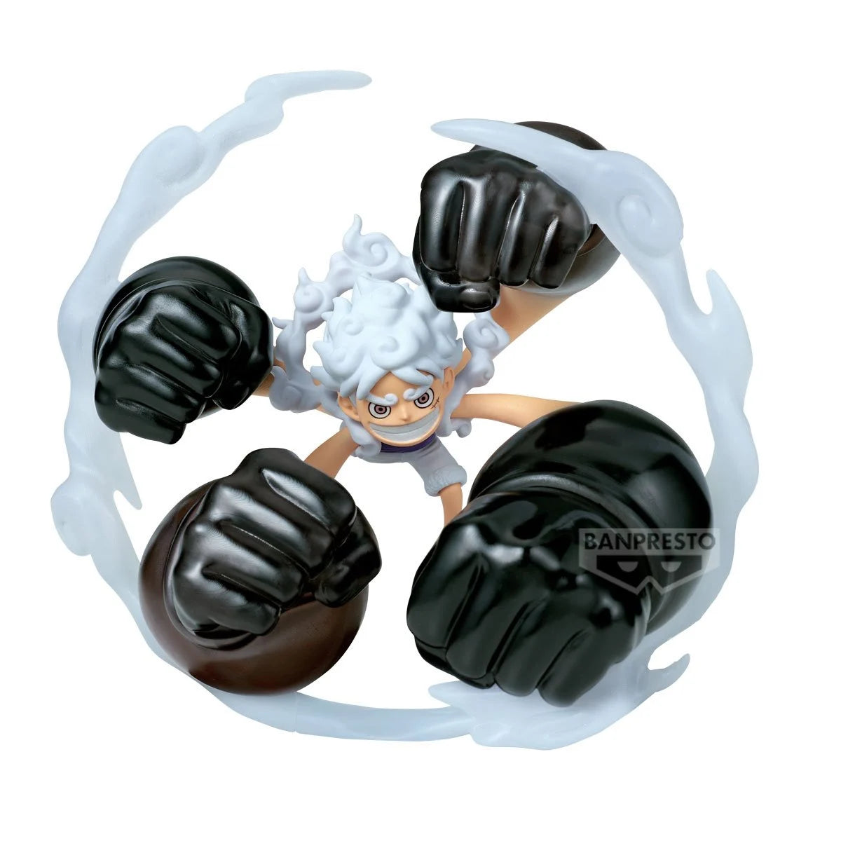 Banpresto One Piece Monkey D. Luffy GEAR5 Gum-Gum Dawn Gatling World Collectable Figure Special Statue
