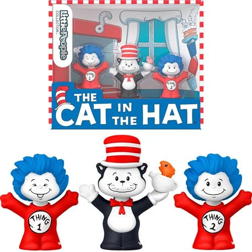 Fisher-Price Dr. Seuss - The Cat in the Hat Little People Collector Figure Set