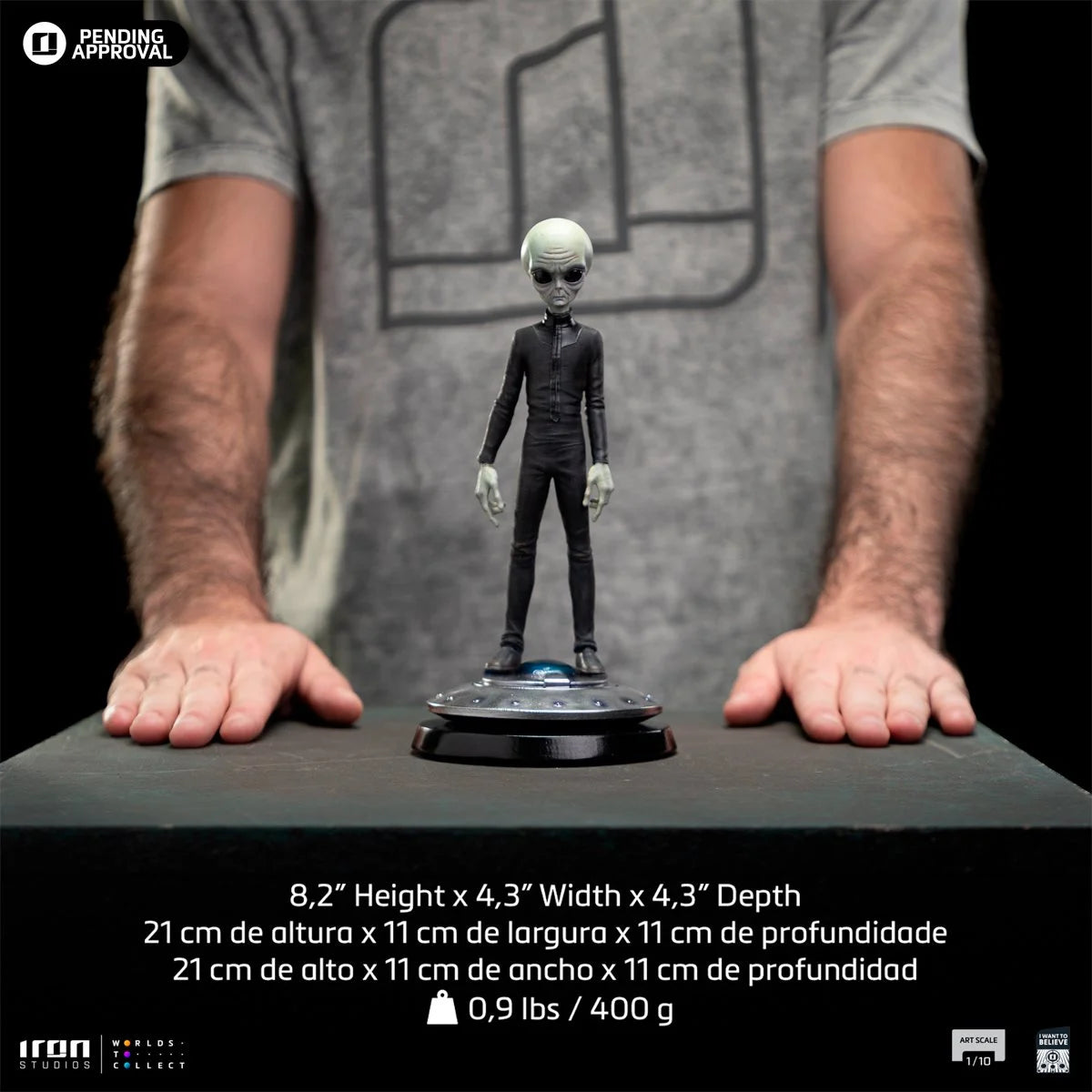 Iron Studios Alien Grey I Want to Believe Limited Edition 1:10 Art Scale Statue New