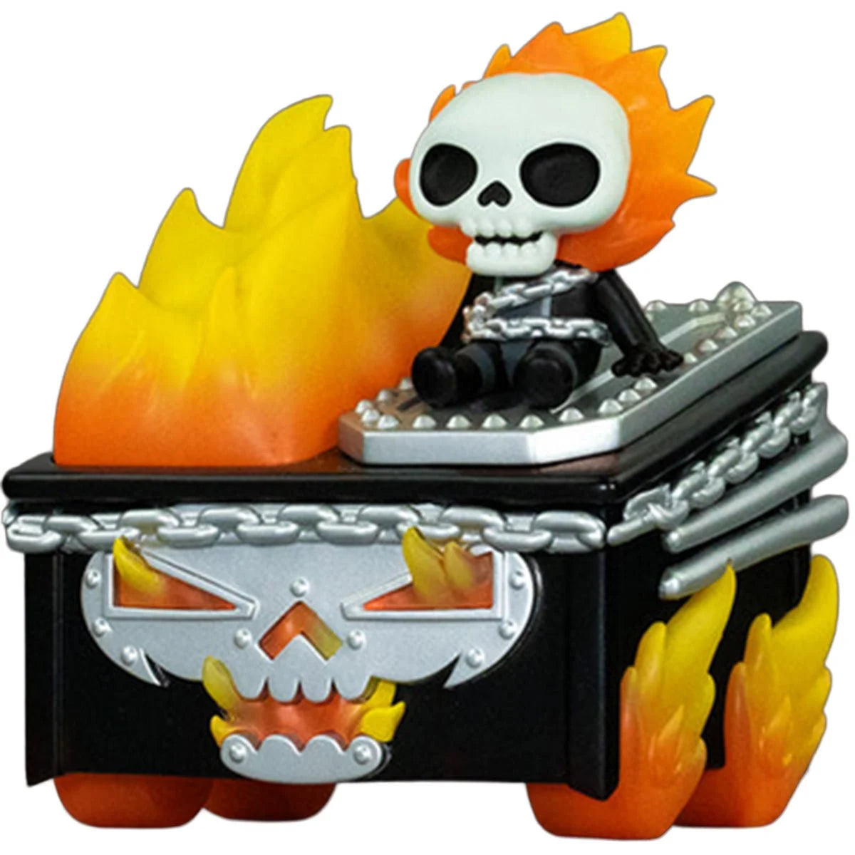Ghost Rider Dumpster Fire Marvel Vinyl Figure 100 Percent Soft Dumpster Fire