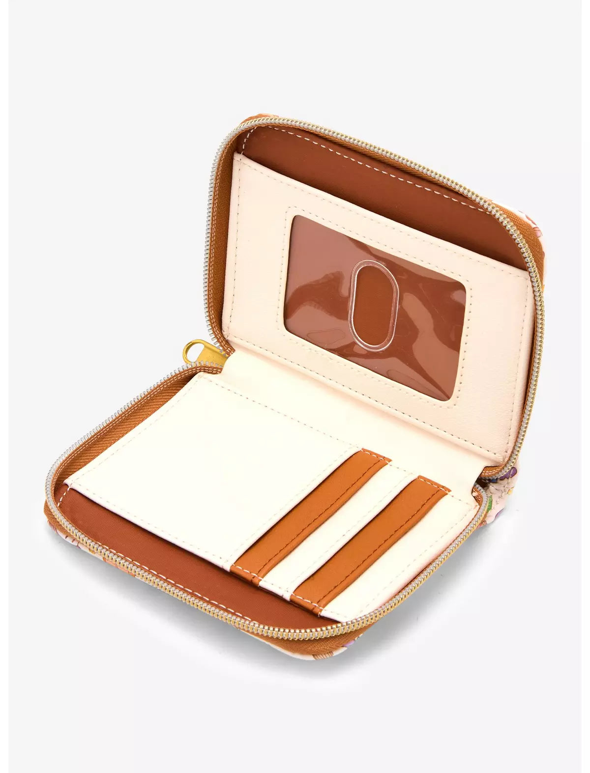 Loungefly Disney Stitch Pumpkin Spice Latte Mini Zipper Wallet Soft Tag