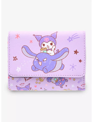 Loungefly Sanrio Kuromi Baku Snacks Mini Wallet Soft Tag