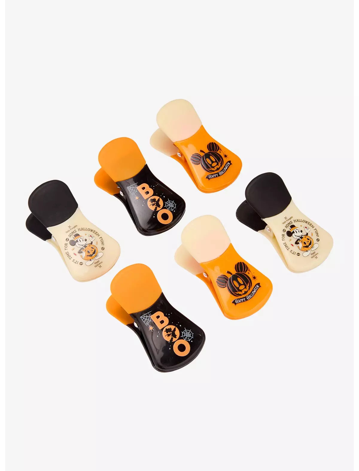 Disney Mickey Mouse Halloween Magnetic Bag Clip 6Pk Set