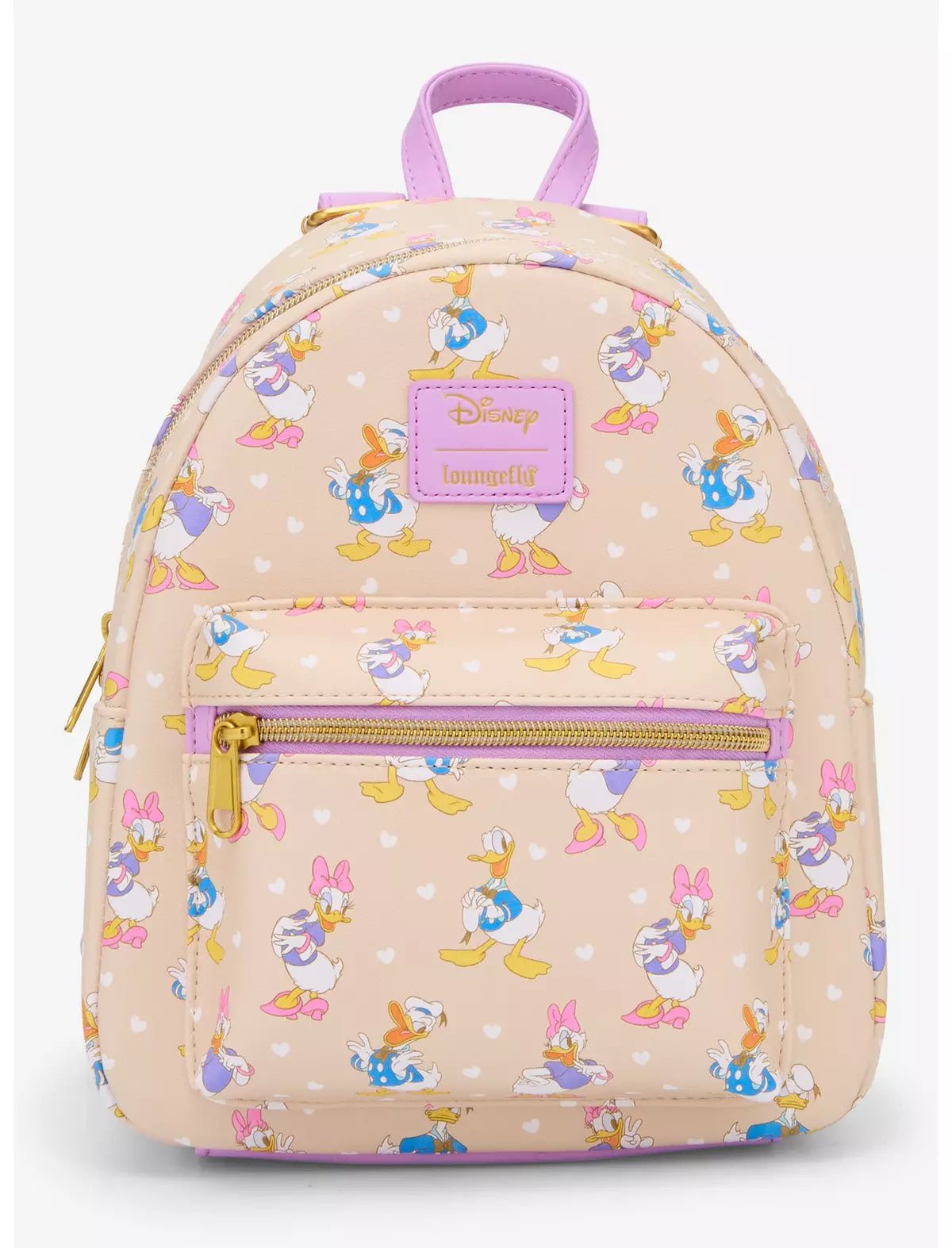 Loungefly Disney Donald Duck & Daisy Duck Classic Mini Backpack Soft Tag