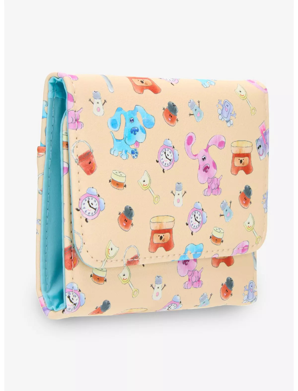 Loungefly Nickelodeon Blue's Clues Characters Mini Flap Wallet Soft Tag