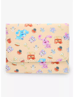 Loungefly Nickelodeon Blue's Clues Characters Mini Flap Wallet Soft Tag