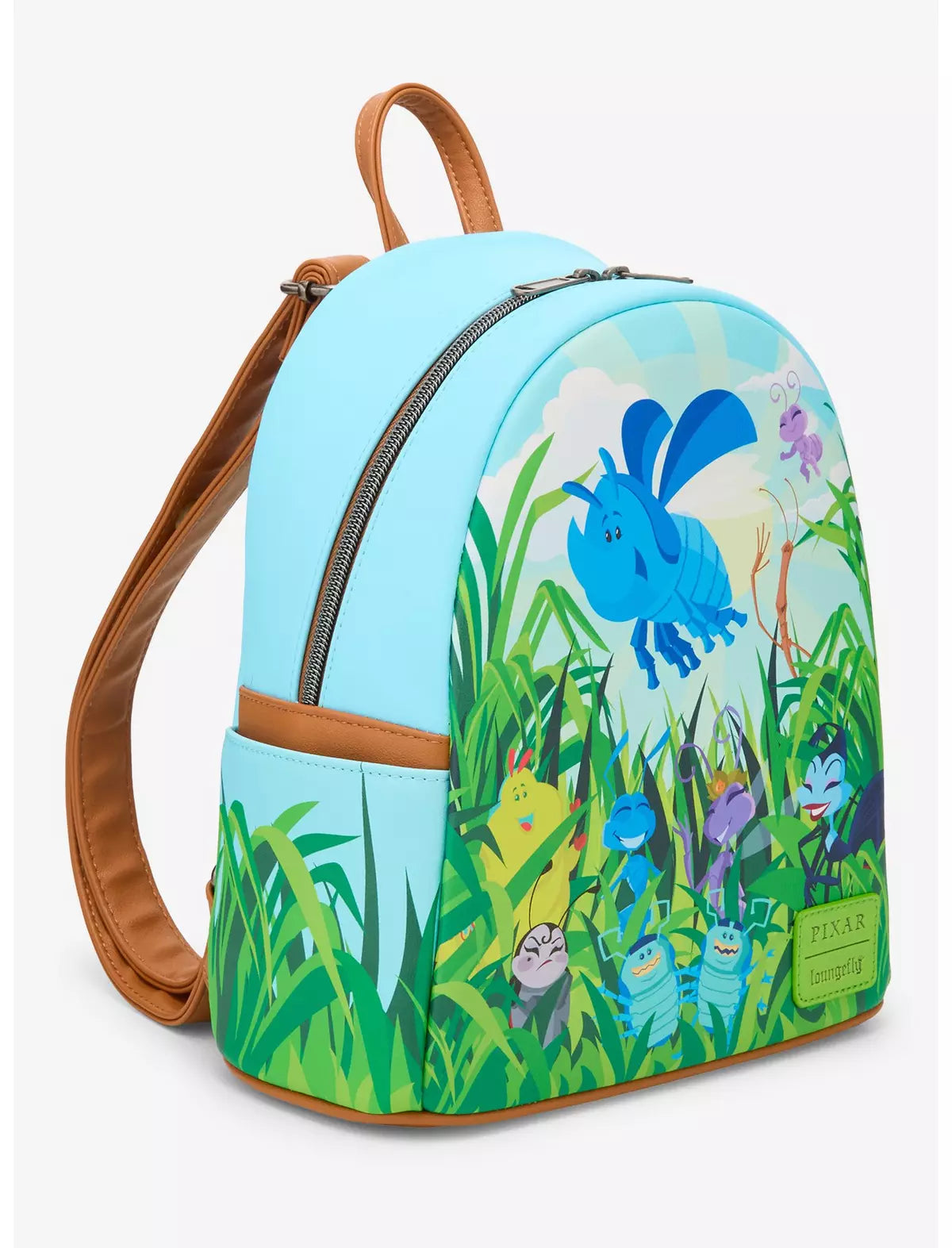 Loungefly Disney Pixar A Bug's Life Group Mini Backpack Soft Tag