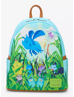 Loungefly Disney Pixar A Bug's Life Group Mini Backpack Soft Tag
