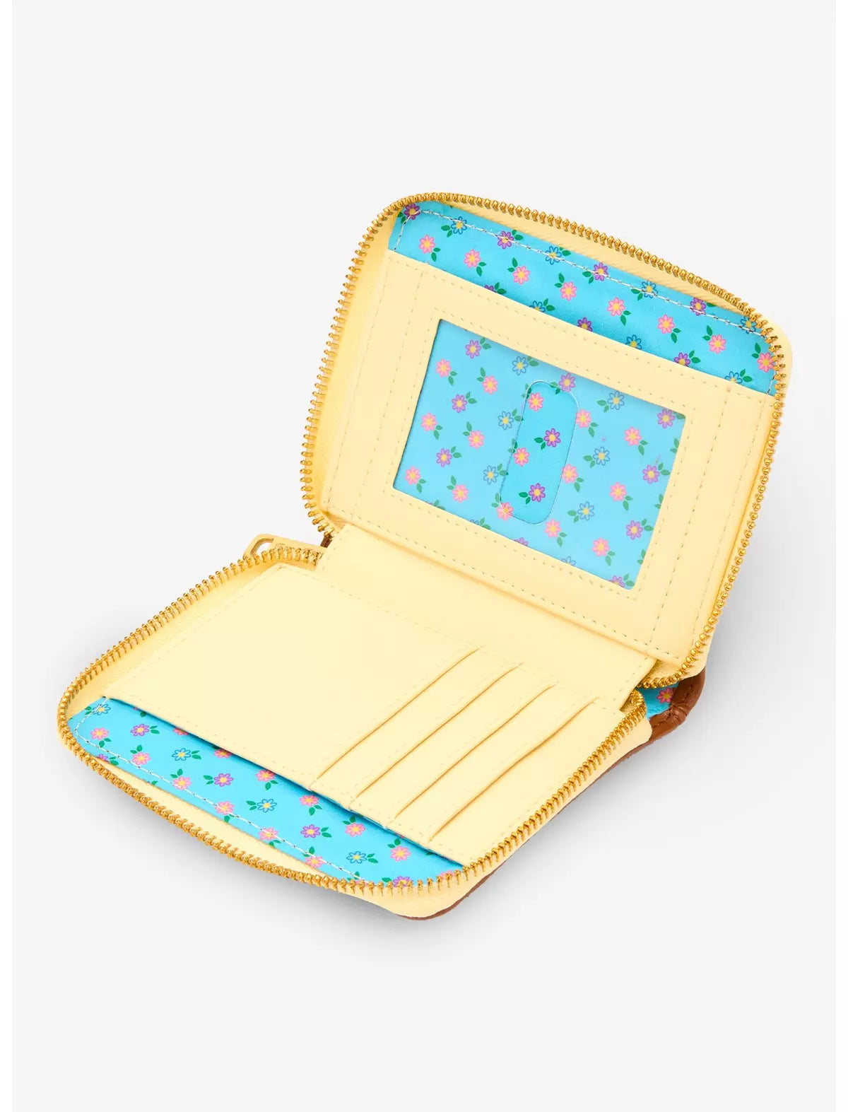 Loungefly Disney Tangled Pascal Flower Zip Wallet Hard Tag — BoxLunch Exclusive