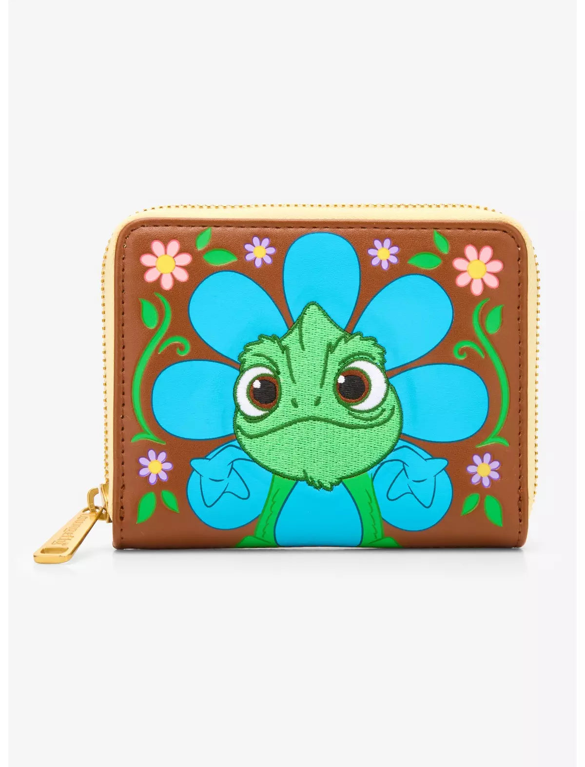 Loungefly Disney Tangled Pascal Flower Zip Wallet Hard Tag — BoxLunch Exclusive
