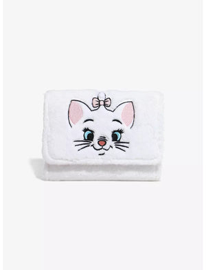 Loungefly Disney The Aristocats Marie Fuzzy Mini Flap Wallet Soft Tag