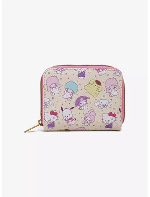 Loungefly Sanrio Hello Kitty and Friends Missing You Mini Zipper Wallet Soft Tag