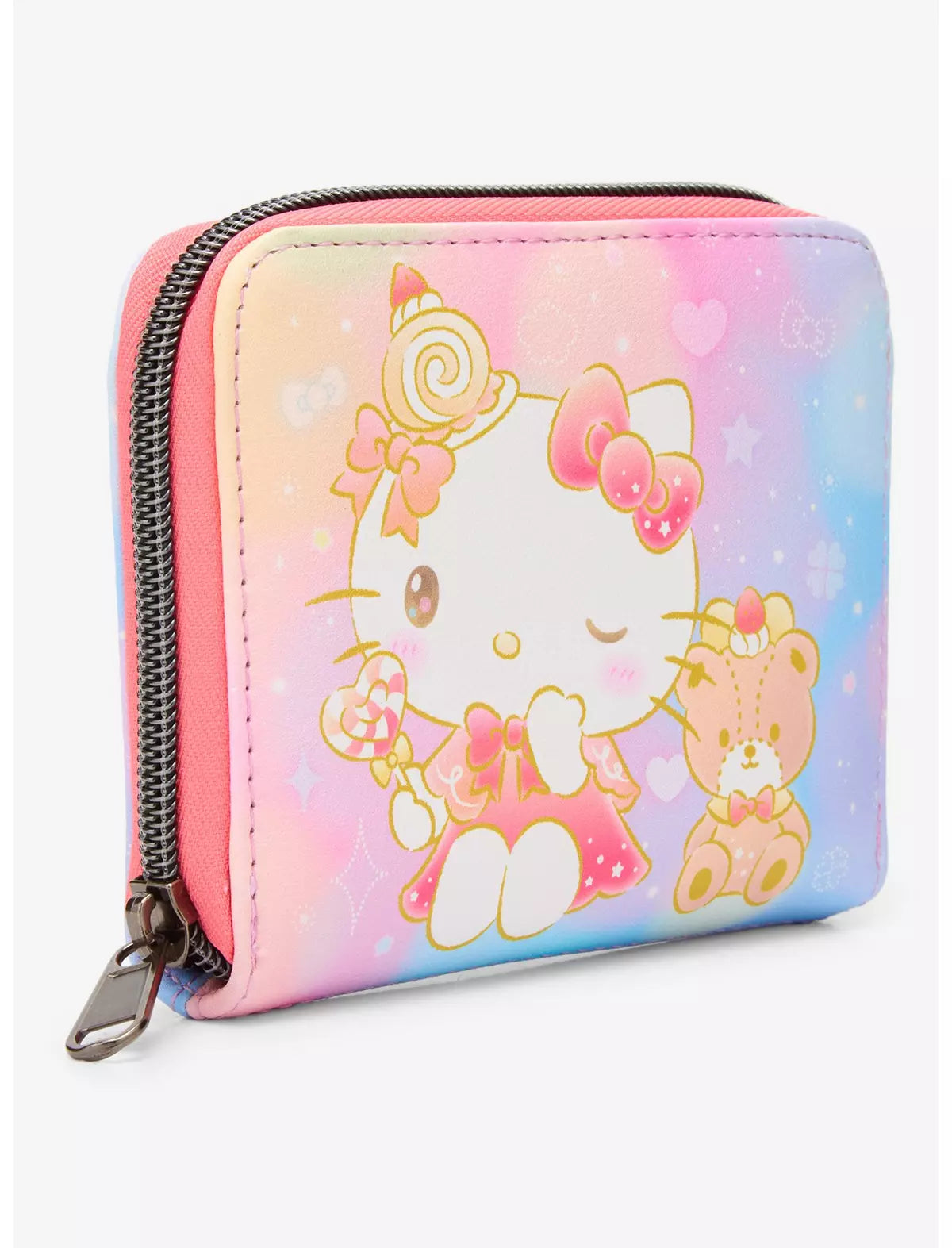 Loungefly Sanrio Hello Kitty & Tiny Chum Whimsical Sweets Mini Zipper Wallet Soft Tag