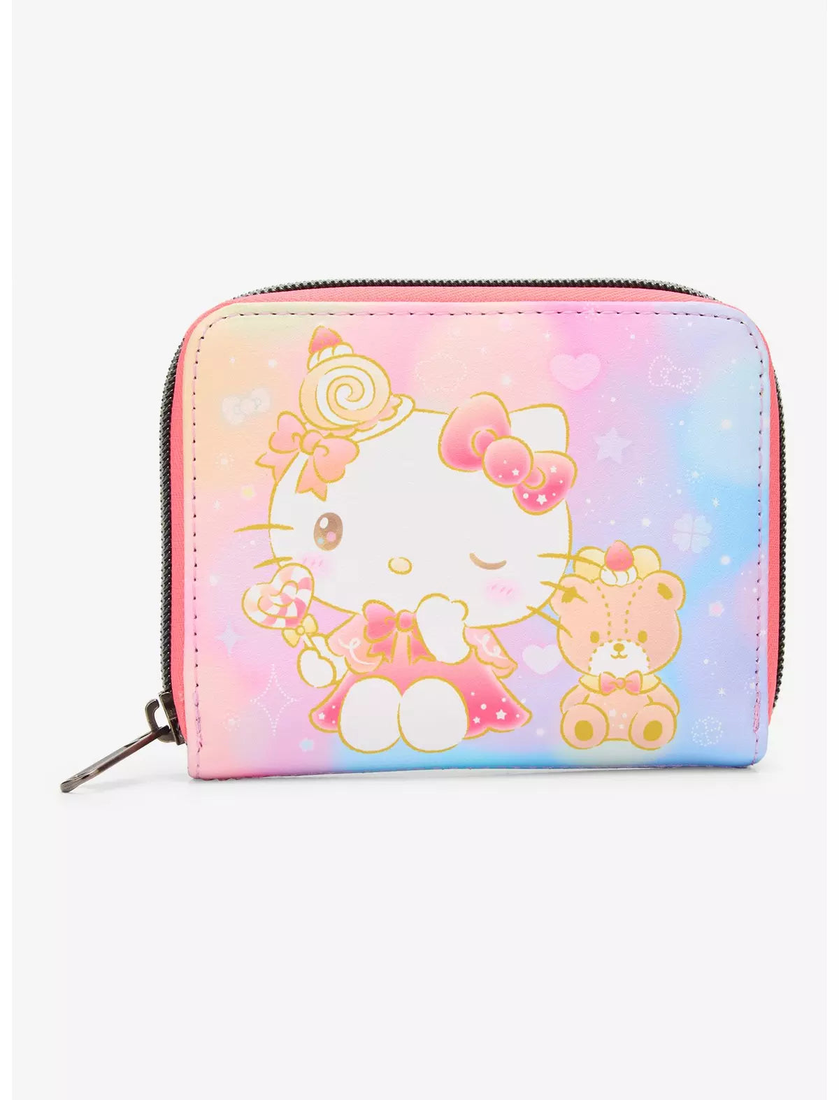 Loungefly Sanrio Hello Kitty & Tiny Chum Whimsical Sweets Mini Zipper Wallet Soft Tag
