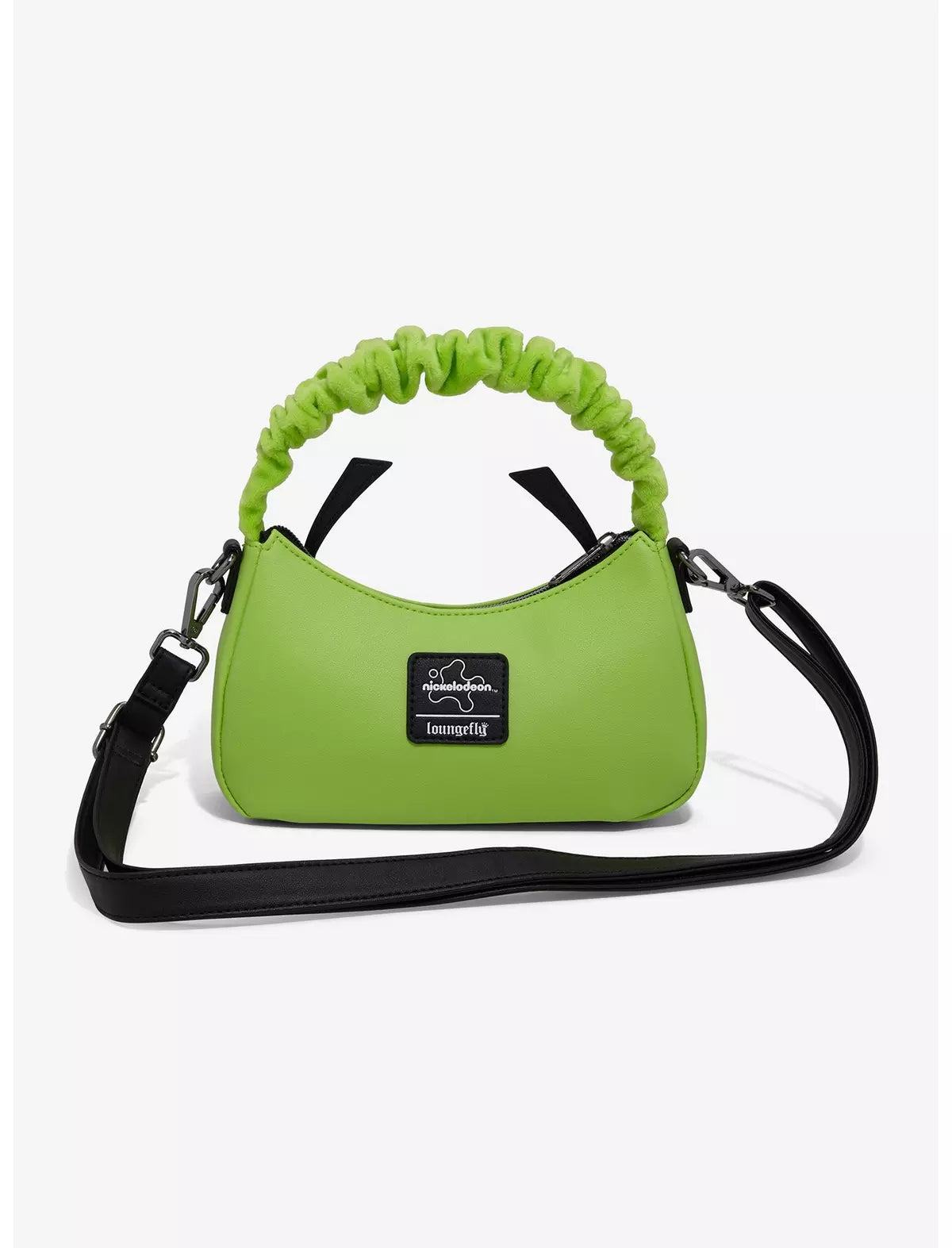 Loungefly Nickelodeon Invader Zim GIR Fuzzy Handle Crossbody Bag Soft Tag