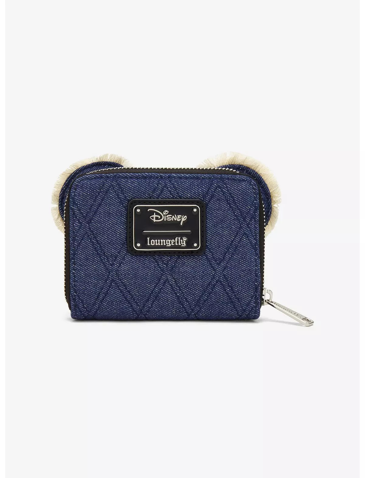Loungefly Disney Minnie Mouse Denim Quilted Wallet Hard Tag — BoxLunch Exclusive