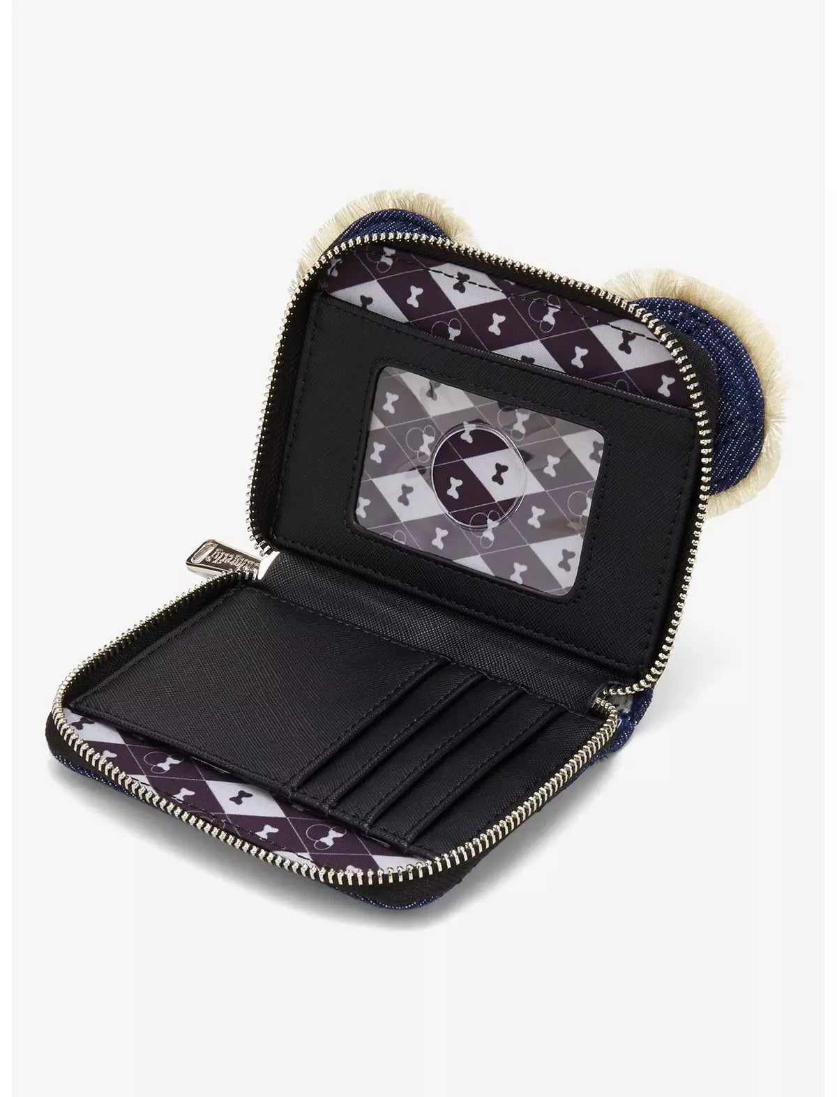Loungefly Disney Minnie Mouse Denim Quilted Wallet Hard Tag — BoxLunch Exclusive