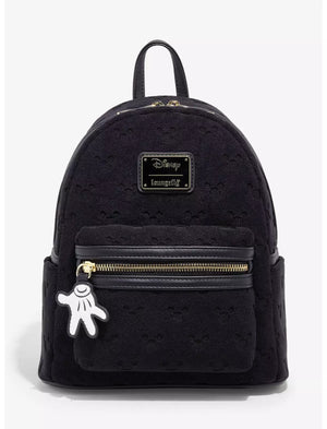 Loungefly Disney Mickey Mouse Terrycloth Allover Print Mini Backpack Hard Tag - BoxLunch Exclusive