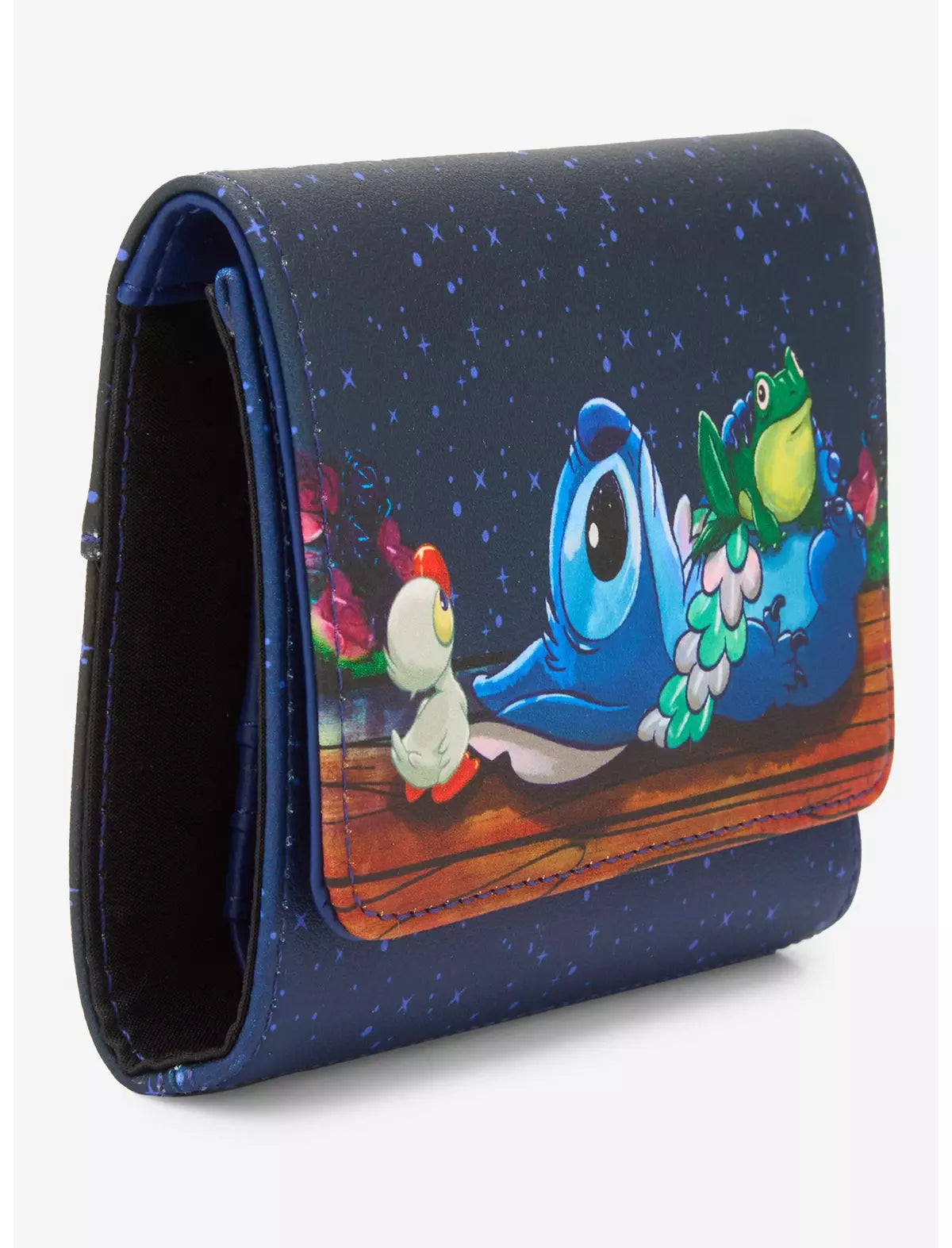 Loungefly Disney Stitch Stargazing Mini Flap Wallet Soft Tag