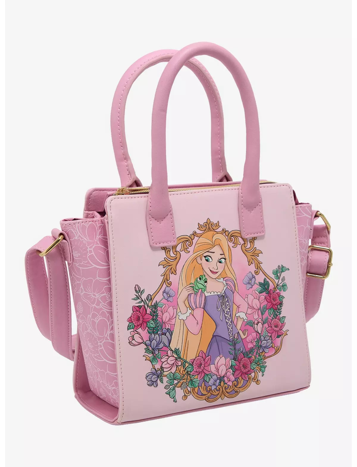Loungefly Disney Tangled Rapunzel Mini Satchel Bag Soft Tag