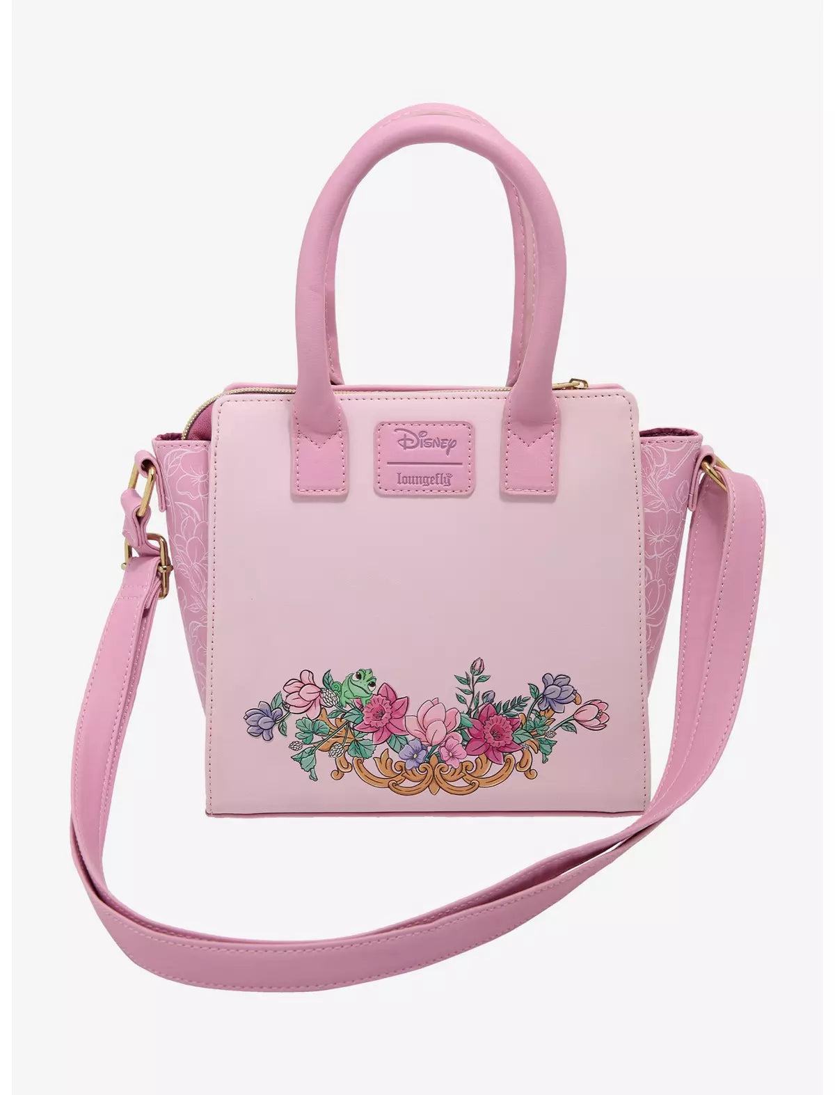 Loungefly Disney Tangled Rapunzel Mini Satchel Bag Soft Tag