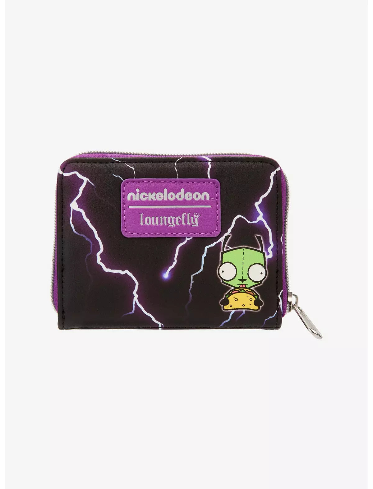 Loungefly Nickelodeon Invader Zim GIR Lightning Mini Zipper Wallet Soft Tag