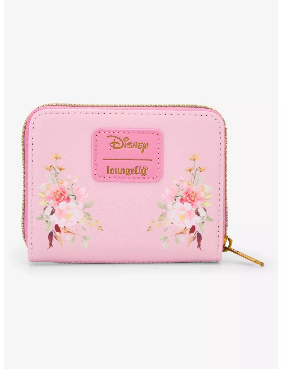 Loungefly Disney Princess Group Pink Mini Zipper Wallet Soft Tag